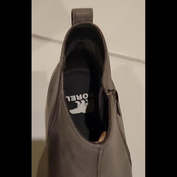 Woman's Boots SOREL Evie™ II Zip Quarry, Grill Color Waterproof Size 9 - Picture 12 of 15